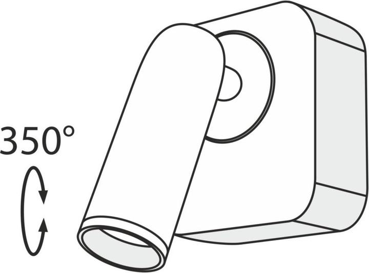 Image du produit Maytoni Applique murale LED Mirax 3W pivotante, orientable Noir Blanc Chaud (250 lm)