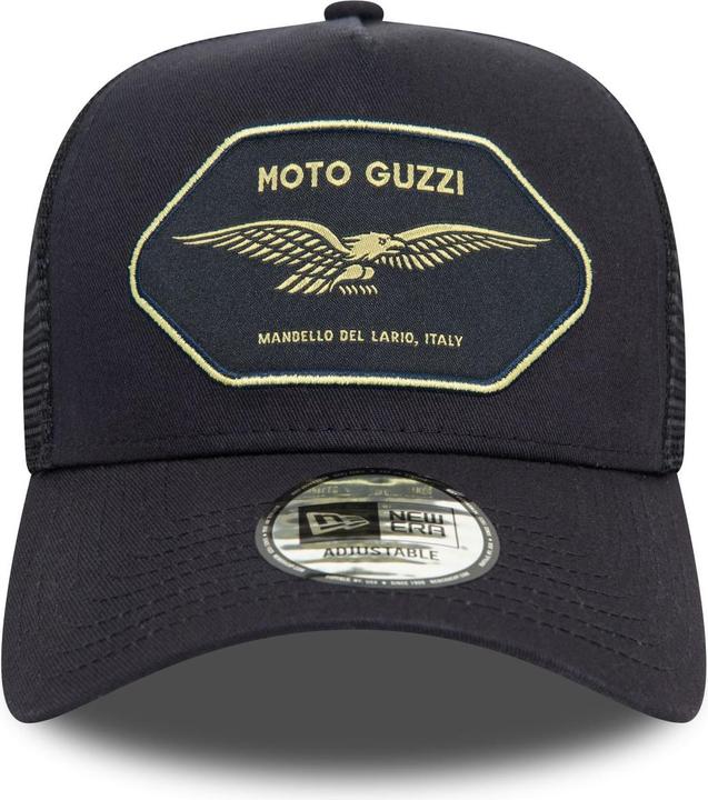 Actual product image New Era A-Frame Mesh Trucker Cap - MOTO GUZZI navy