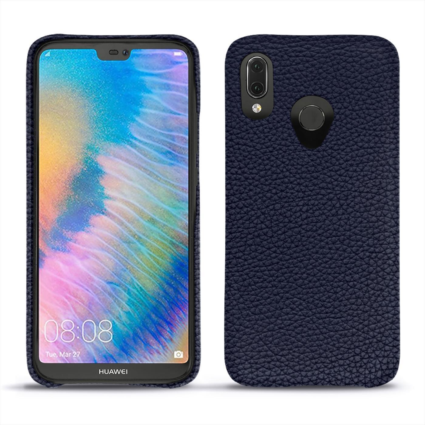 Noreve Lederschutzhülle (Huawei P20 Lite), Smartphone Hülle, Violett