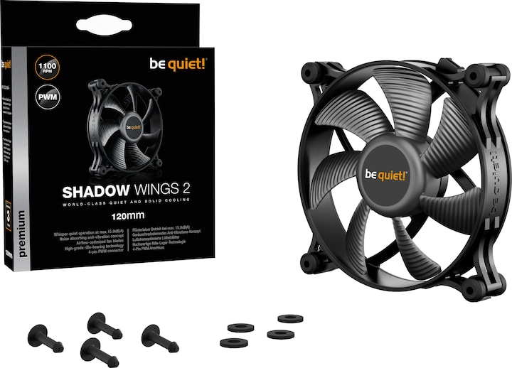 Image du produit be quiet! Shadow Wings 2 PWM (120 mm, 1 x)