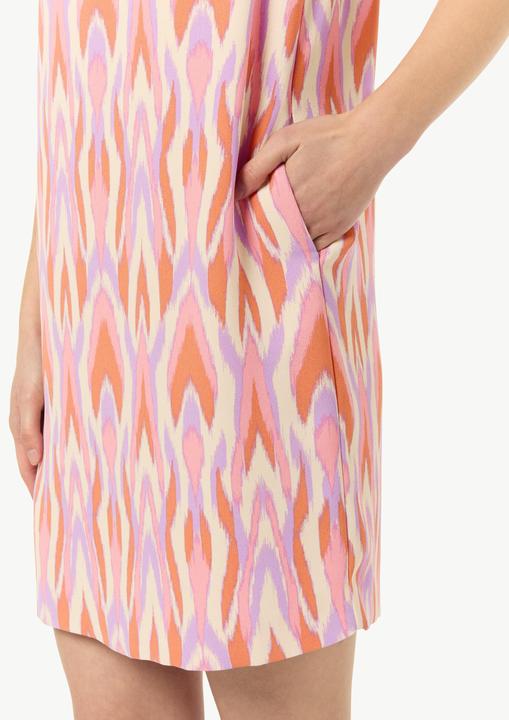 Image du produit Comma Kleid Gemustertes Crêpekleid ohne Ärmel (36)