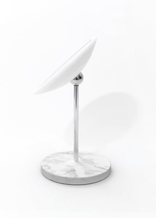 Actual product image Bosign AirMirror Marble Stand Cosmetic Mirror with 15x magnification