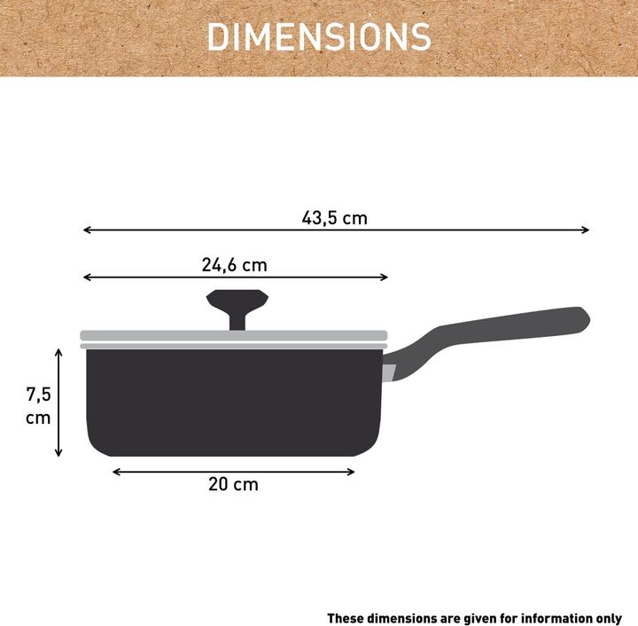 Actual product image Tefal Renew+ Keramische Pfanne (24 cm, Frying pan, Aluminium)