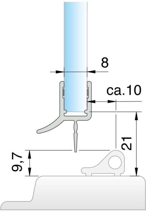 Produktbild Pauli+Sohn Duschtürdichtungen