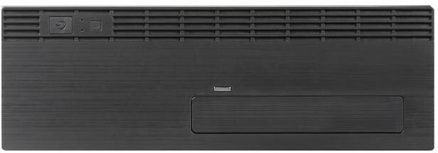 Actual product image Chieftec UE-02B Computer case - Computer case (Mini-Tower, PC, Metal, Micro-ATX, Black) (mATX, Mini-ITX)