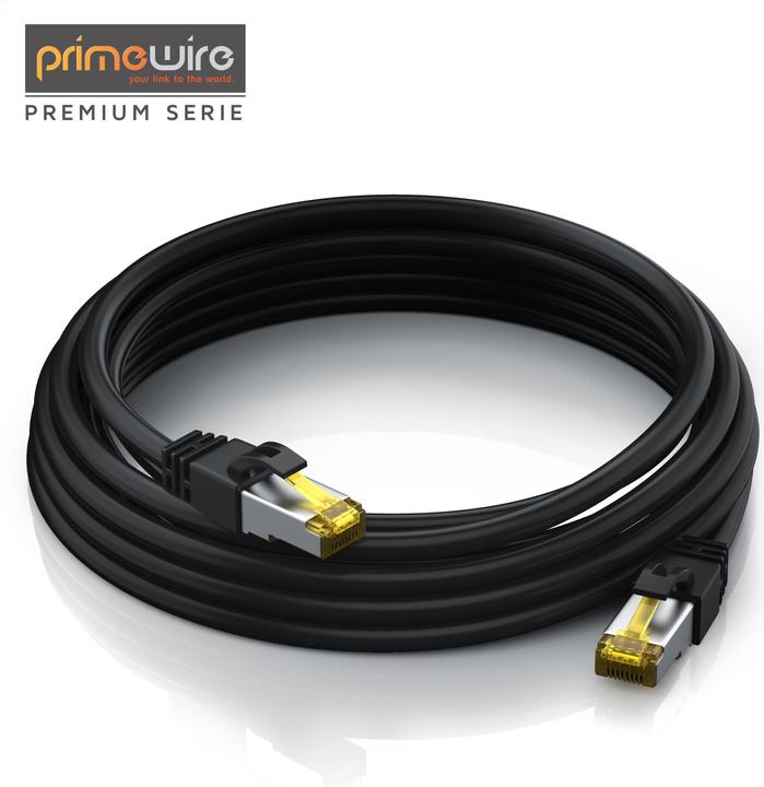 Produktbild Primewire CAT.7 Netzwerkkabel - Ethernet Gigabit Lan Kabel RJ45 - 10 Gbit/s - Patchkabel - komp. CAT.6 CAT.8 (S/FTP, PiMF, CAT7, 20 m)