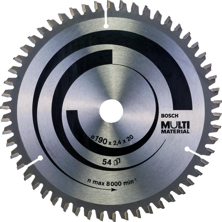 Immagine prodotto Bosch Professional Zubehör Lama circolare PRO Multi Material, 190 x 2,4 x 20 mm