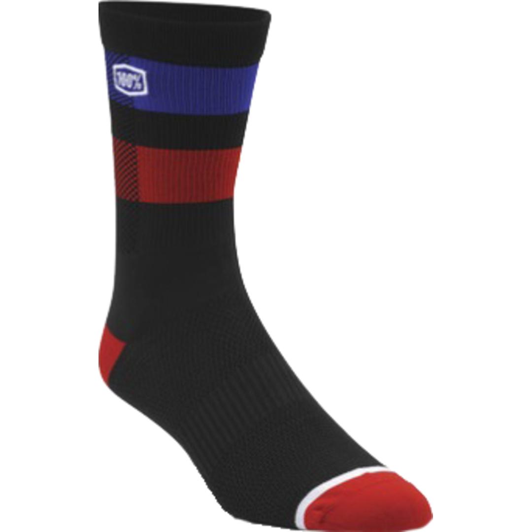 100%, Herren, Sportsocken, Socken Flow - schwarz (S/M), Schwarz