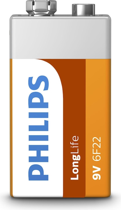 Actual product image Philips LongLife (1 pcs., 9V Block)