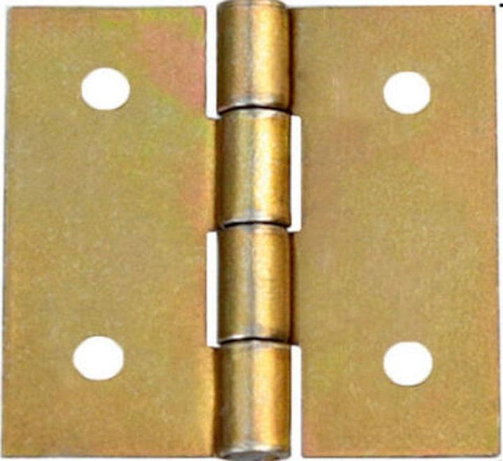 Produktbild Vormann Scharnier Höhe 40 mm Breite 24 mm Stärke 0,9 mm Stahl blau verzinkt gerollt, käntig