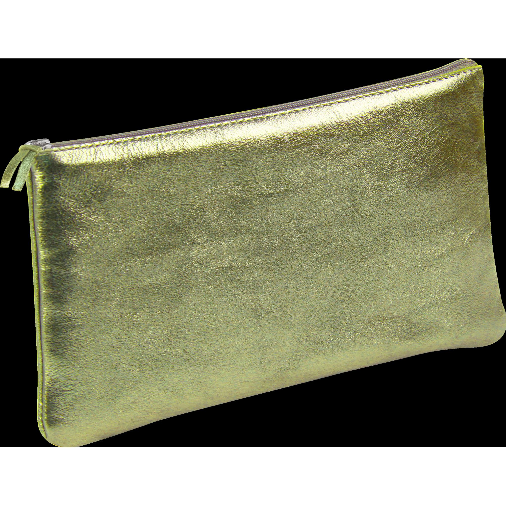 Clairefontaine, Etui, Schlamper-M„ppchen CUIRIS, Leder, grn