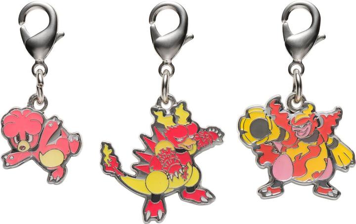 Actual product image Pokémon Pokemon Center 2022 - Magby Keychain - 3 pieces