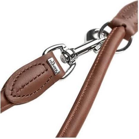 Actual product image Hunter Adjustable lead Round & Soft brown S (S, Dog)