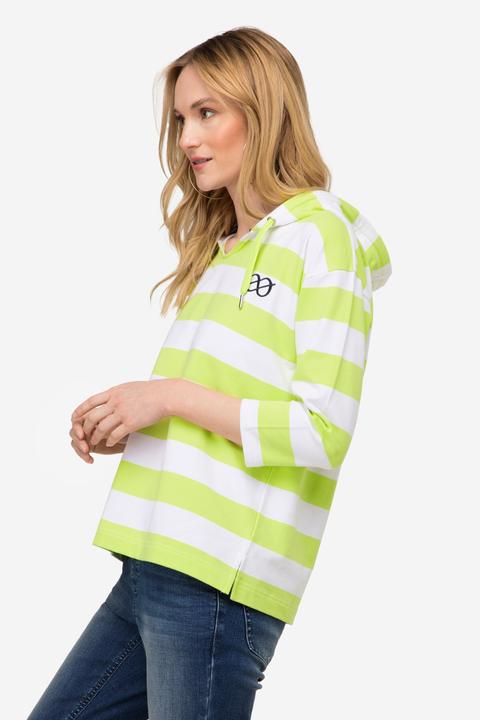 Immagine prodotto Laurasøn Hoodie, Blockstreifen, Kapuze, 3/4-Ärmel (L)