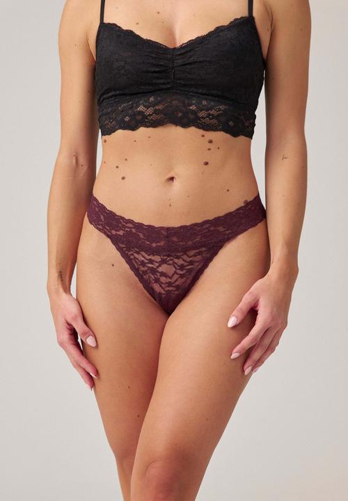 Produktbild Snocks Tangas aus Spitze (M, 3er Pack)