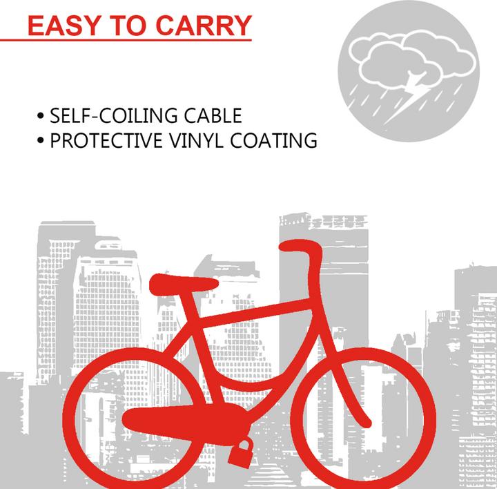 Actual product image Master Lock Spiral lock (120 cm)