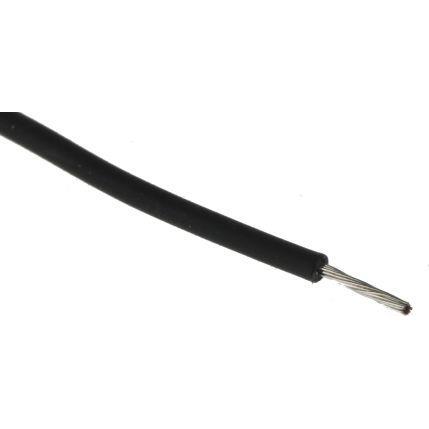 Rs Pro, Kabelleitung, UL3266 Hook-up wire 22AWG Black 100m (100 m)