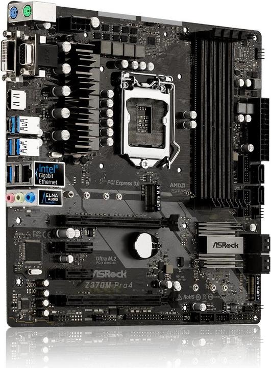 Produktbild AsRock Z370M Pro4 (LGA 1151, Intel Z370, mATX)