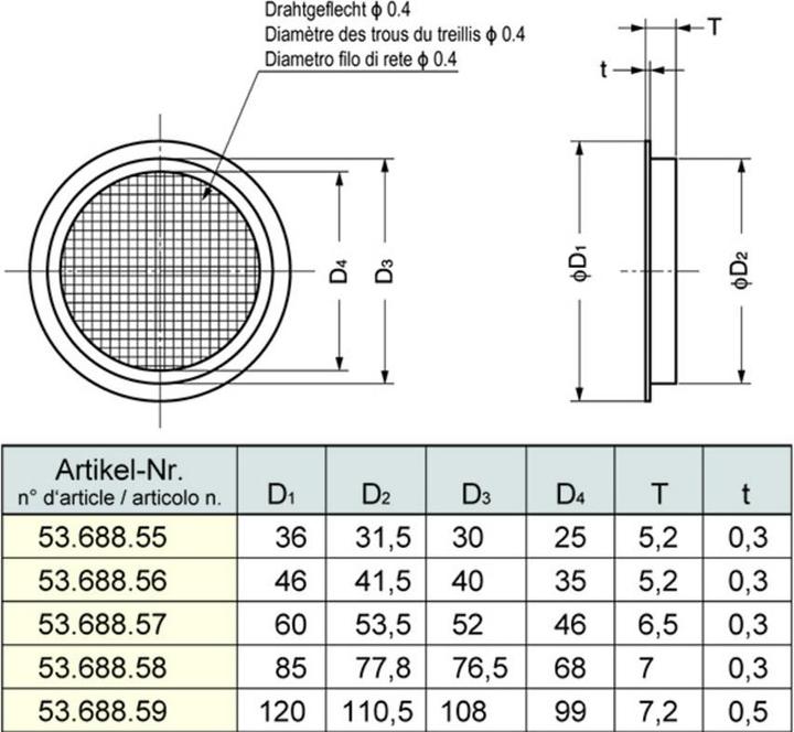 Actual product image Sugatsune Ventilation grille