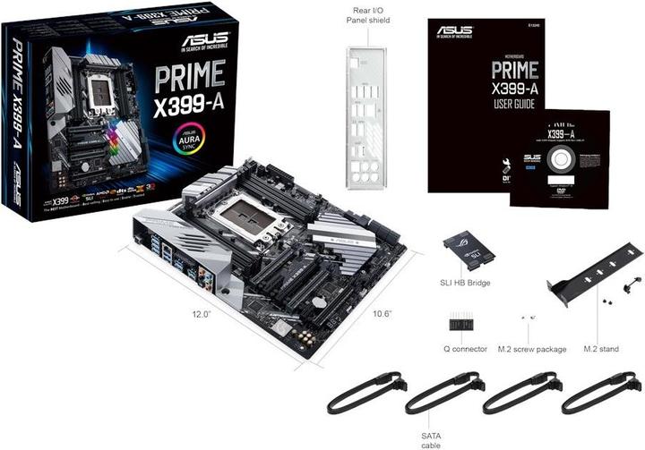 Actual product image ASUS Prime X399-A (TR4, AMD X399, E-ATX)