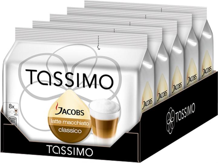 Immagine prodotto Tassimo Il latte macchiato di Jacobs (40 x Porta.)