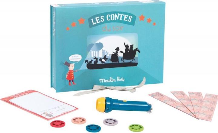 Actual product image Moulin Roty Les histoires du soir, cinema case "Once upon a time". (German, French)