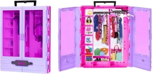 Immagine prodotto Barbie Armadio fashionistas, 6 appendini, per bambini dai 3 anni in su