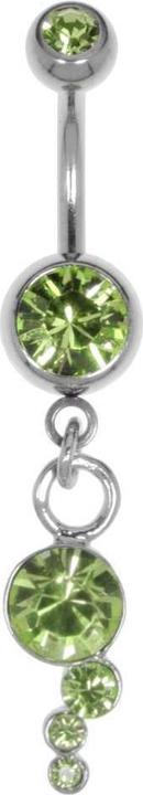 Produktbild Bijouteria Bauchpiercing (Edelstahl, Messing, Kristall)