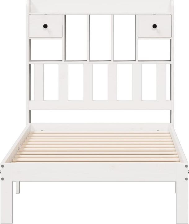 Produktbild vidaXL Bett mit Regal (90 x 200 cm)