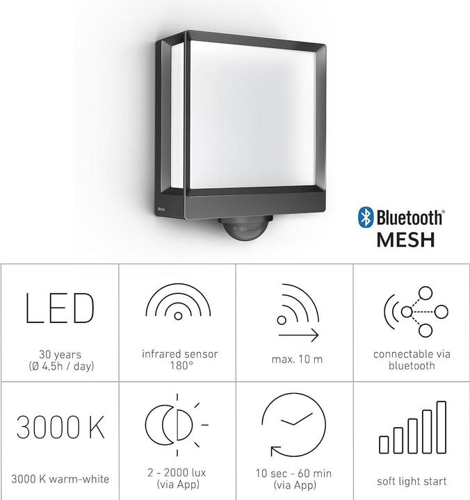 Actual product image Steinel L 40 SC ANT LED outdoor light (1057 lm, IP54)