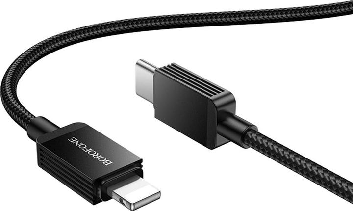 Image du produit Borofone Câble USB-C vers Lightning BX120 Placer, 27W, 1m, Noir (1 m, 27 W)