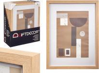 Giftdecor 30x40cm Naturholz Wandbilderrahmen