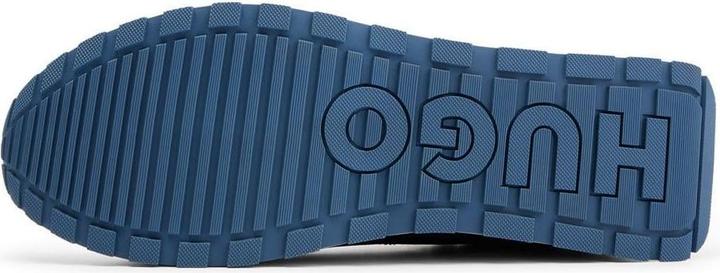 Actual product image HUGO Mens Icelin Suede Panel Running Trainers (38)