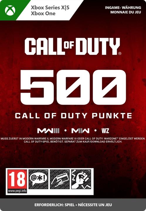 Produktbild Microsoft Xbox Call of Duty Points - 500 Download Code