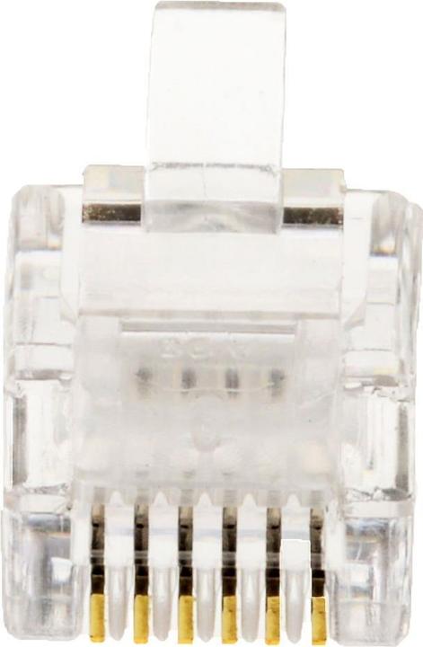 Actual product image Helos modular plug - Modular input - RJ-12 Pack of 100