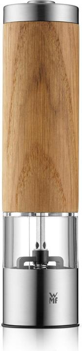 Produktbild WMF Elektrische Mühle 21,5cm Salz und Pfeffermühle Keramikmahlwerk Eichenholz (Diverse Gewürze, Pfeffer, Salz)