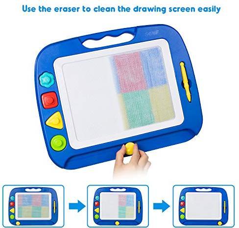 Image du produit Activity Board Grand tableau de peinture magnétique Tableau magique, 42x32cm Tableau de dessin Tableau de