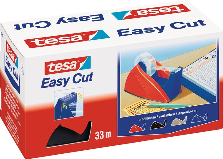 Produktbild tesa tesafilm EASY CUT Tischabroller - Klebeband-Spender für Rollen bis 33 m x 19 mm