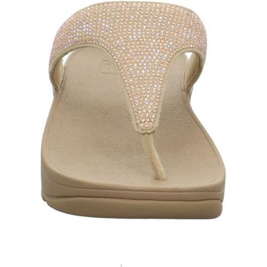 Thumbnail - Fitflop, Damen, Flip-Flop, Lulu Crystal Embellishes Toe Post Sandal, Beige, (40)