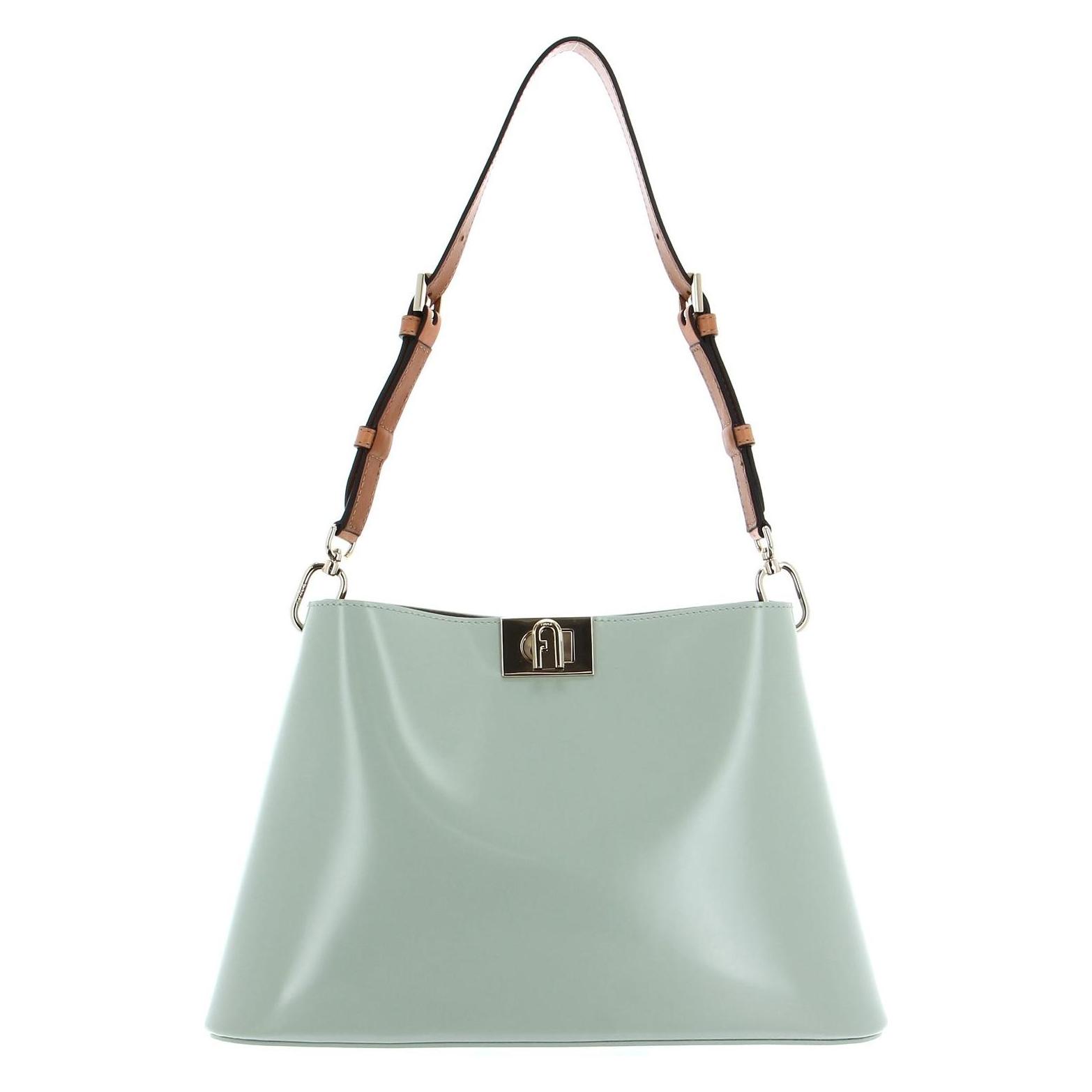 Furla, Damen, Handtasche, Fleur Shoulder Bag, Grün