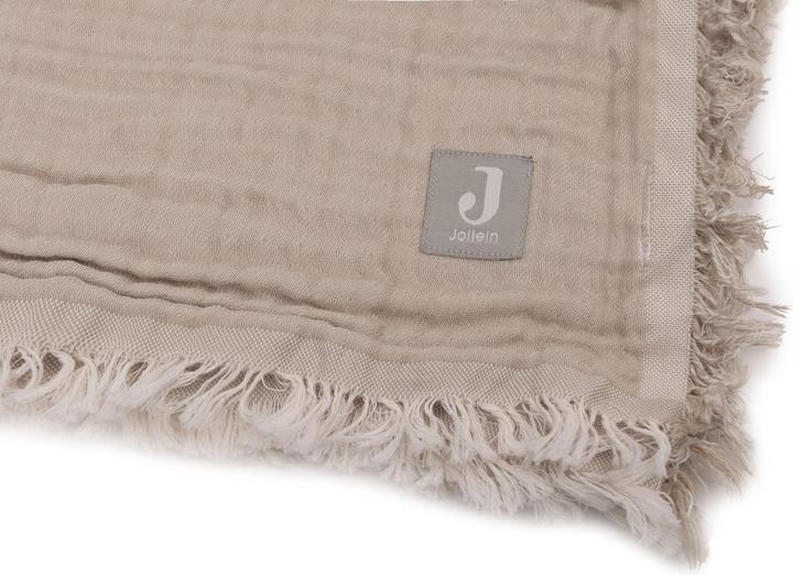 Immagine prodotto Jollein Coperta per bambini con frange (100 x 75 cm)