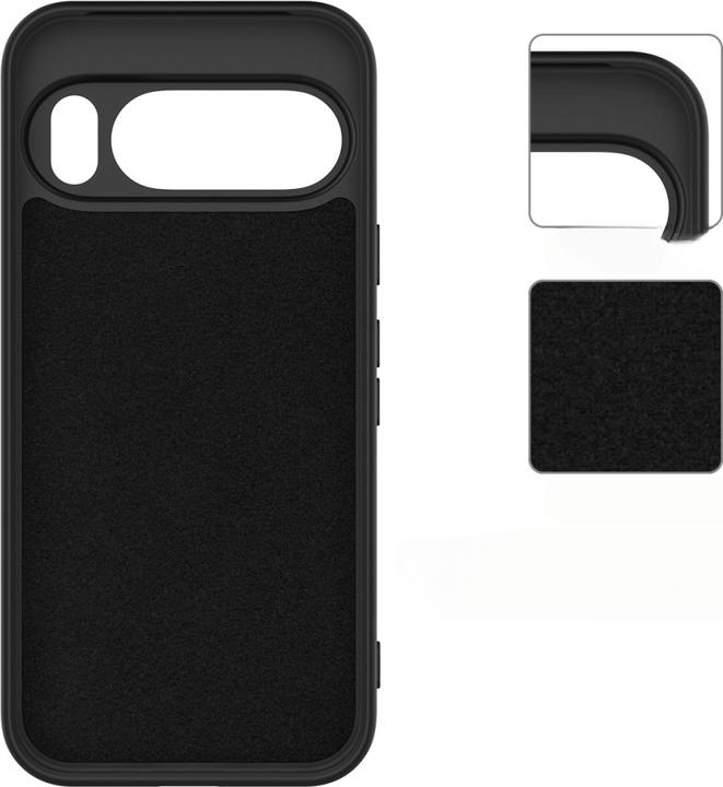 Actual product image Cover-Discount Google Pixel 10 / 10 Pro - Silikon Gummi Hülle mit Riemen (Google Pixel 10 Pro, Google Pixel 10)