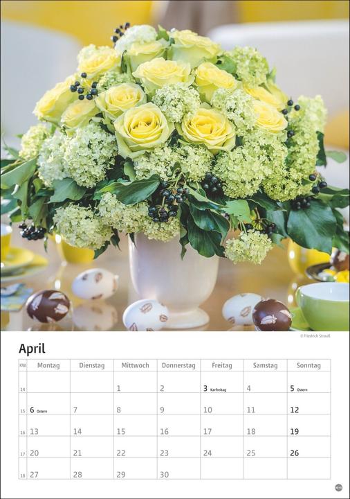 Produktbild Rosenpracht Kalender 2026 (23,5x33,5cm)