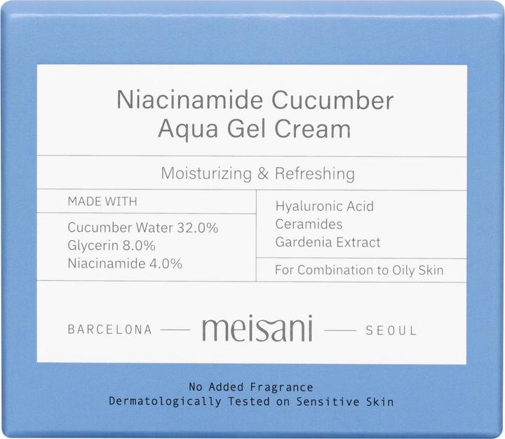 Produktbild Meisani Niacinamide cucumber aqua gel cream (50 ml, 24h Creme)