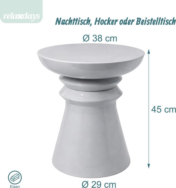 Image du produit Relaxdays Table d'appoint Tab.