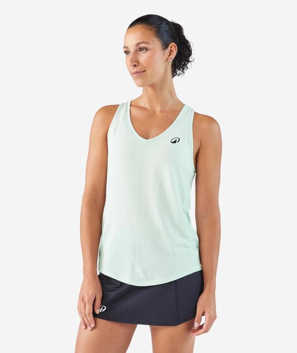 Immagine prodotto Kuikma Damen Tennisshirt - TTK Light ärmellos hellgrün (XL)