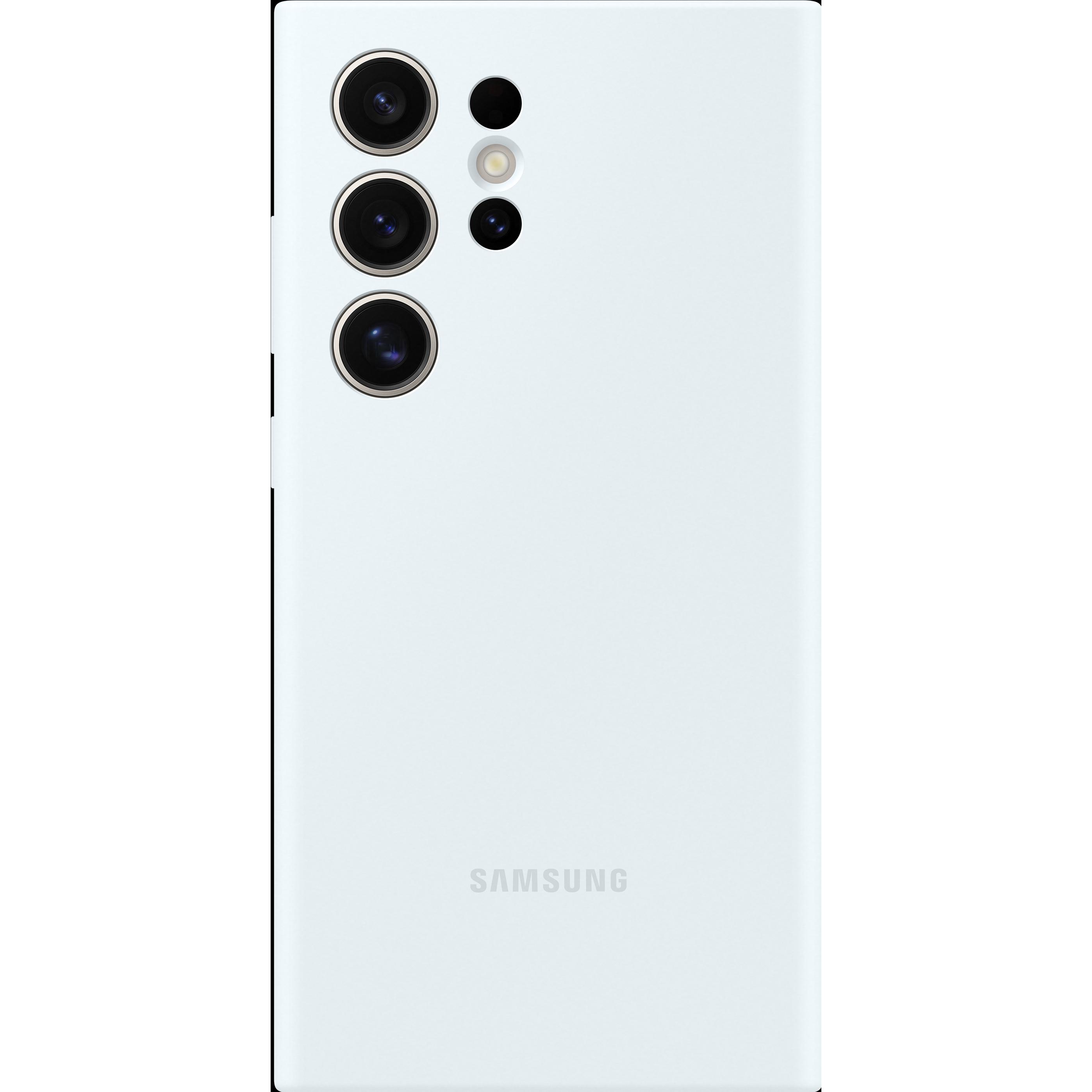 Samsung Silicone Case (Samsung Galaxy S24 Ultra), Smartphone Hülle, Grau
