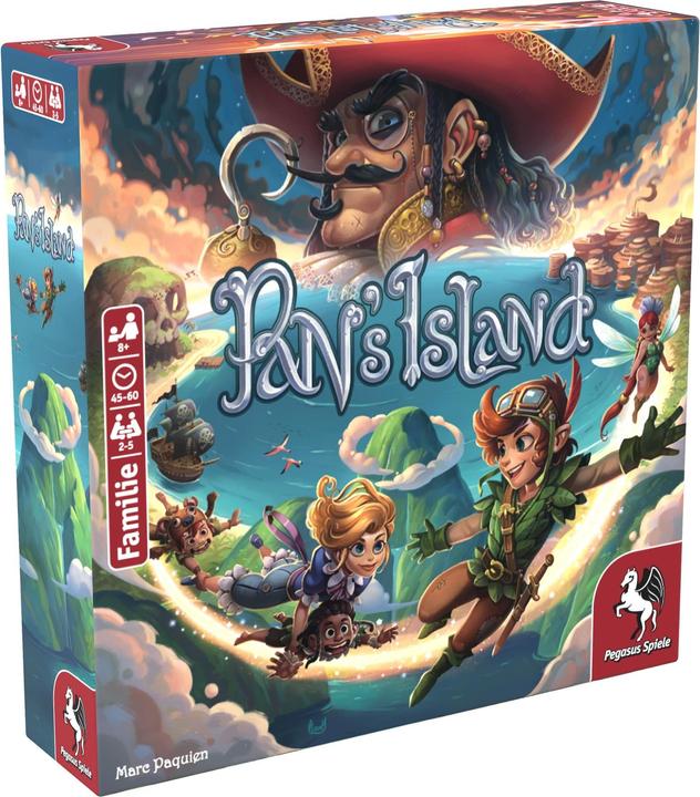 Productafbeelding Pegasus Pan's Eiland, bordspel, 2-5 spelers, vanaf 8 jaar, DE versie (Duits)