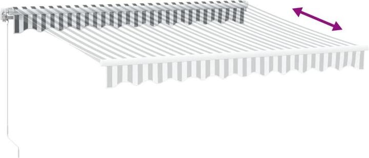 Actual product image vidaXL Einziehbare Markise (2.50 m)