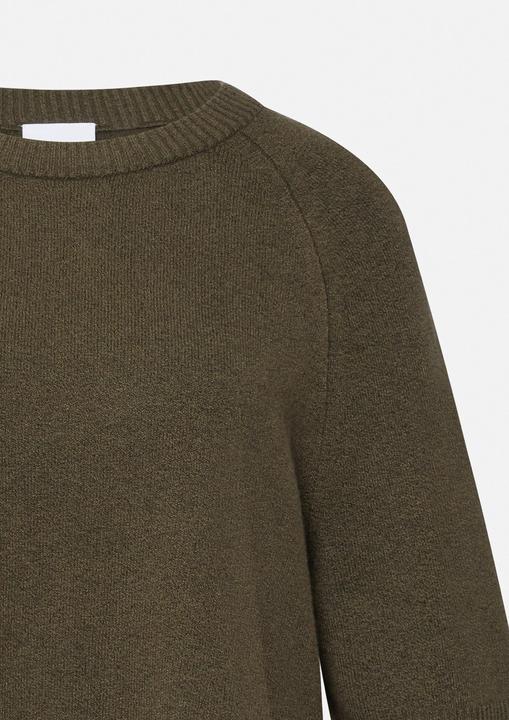 Immagine prodotto Comma Strickpullover Lässiger Cashmere Touch Baumwollmix-Strickpullover mit verlängertem Kurzarm (M)